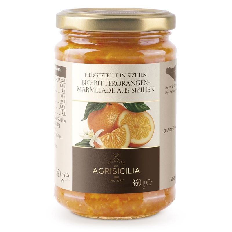 Agrisicilia Bio-Bitterorangenmarmelade aus Sizilien - Produktbild