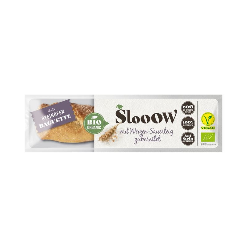 SlooOW Bio Weizenbaguette, teilgebacken - Produktbild