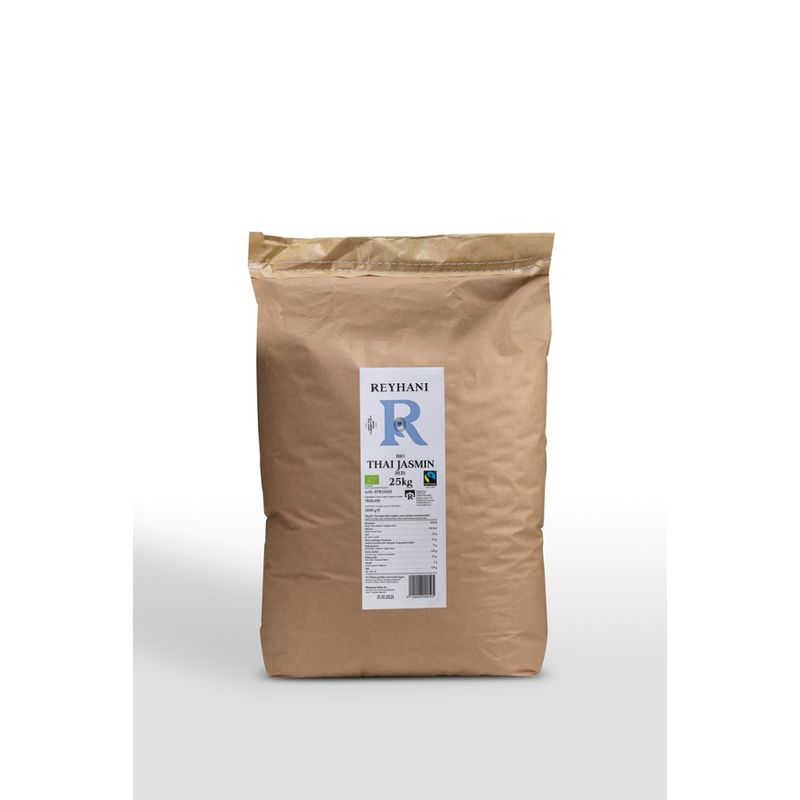 Reyhani Reyhani Bio Fairtrade Thai Jasmin weiß 25kg - Produktbild