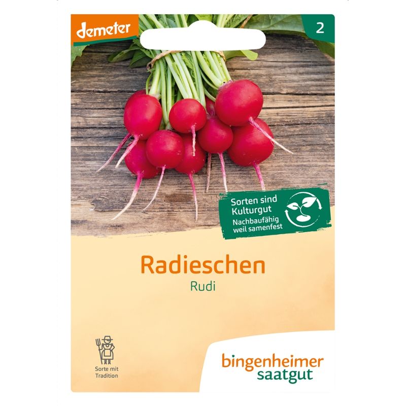 Bingenheimer Saatgut Rudi - Radies (Saatgut) - Produktbild