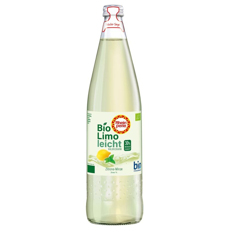 Rheinperle  Rheinperle BIO Zitrone Minze 12x0,75l Glas - Produktbild