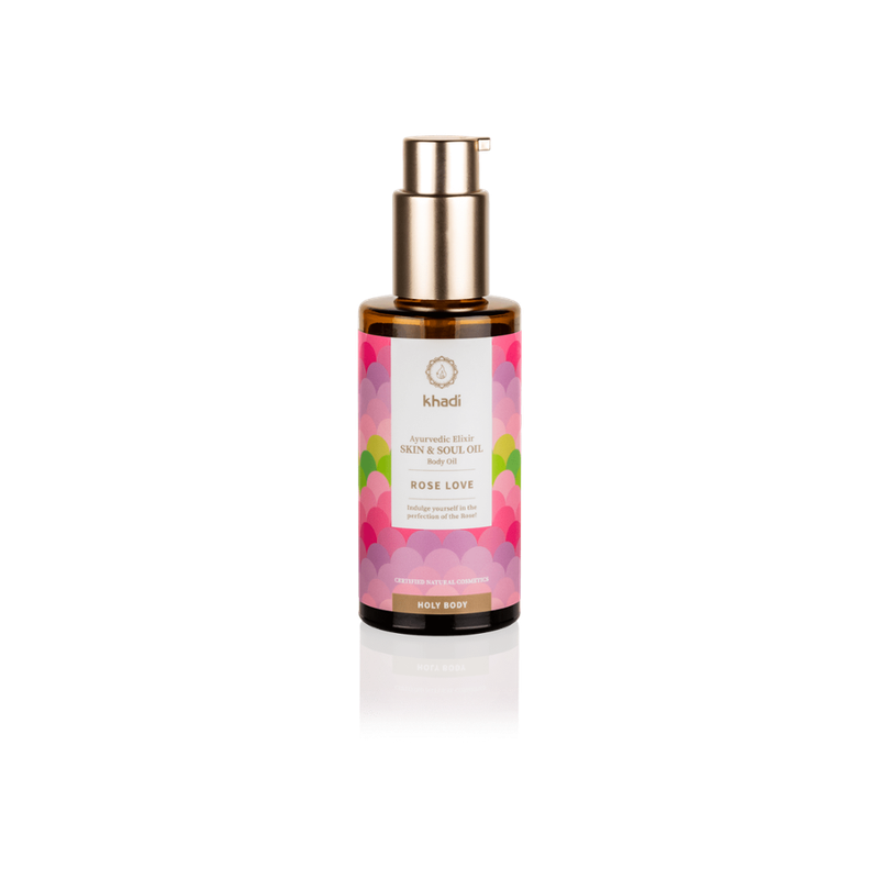 khadi Naturprodukte khadi Ayurvedic Elixir Skin & Soul Oil ROSE LOVE - Produktbild