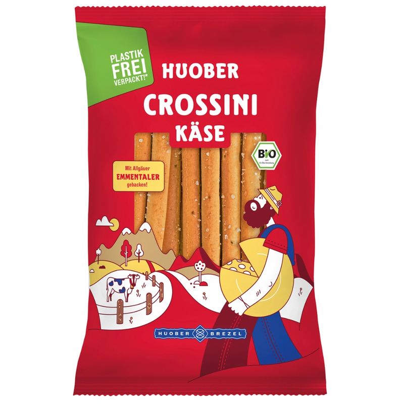 HUOBER BREZEL HUOBER Crossini Käse 100g - Produktbild