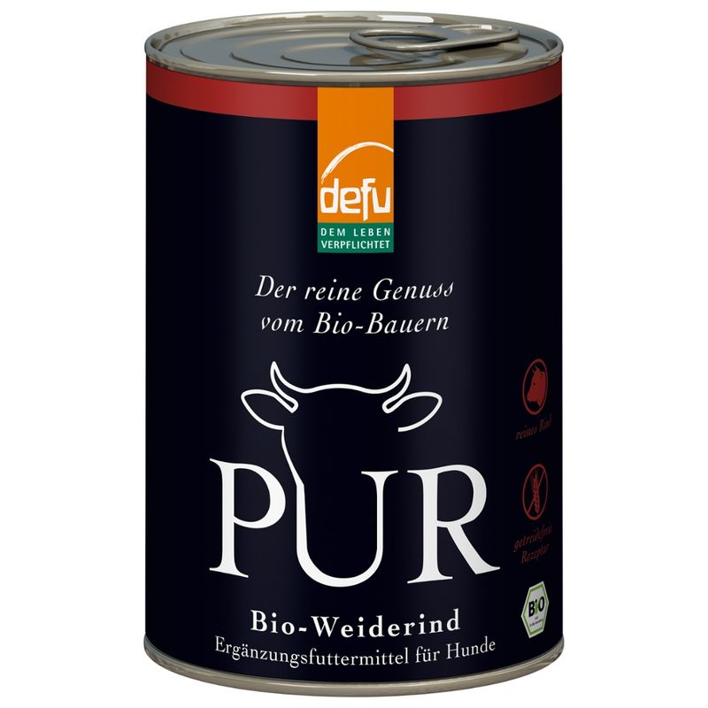 defu - Das Tierfutter vom Bio-Bauern PUR Bio-Weiderind - Produktbild