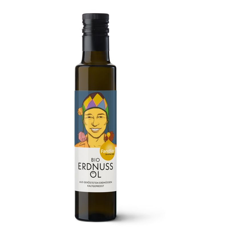 Ölmühle Fandler Fandler Bio-Erdnussöl kaltgepresst, 100 ml - Produktbild