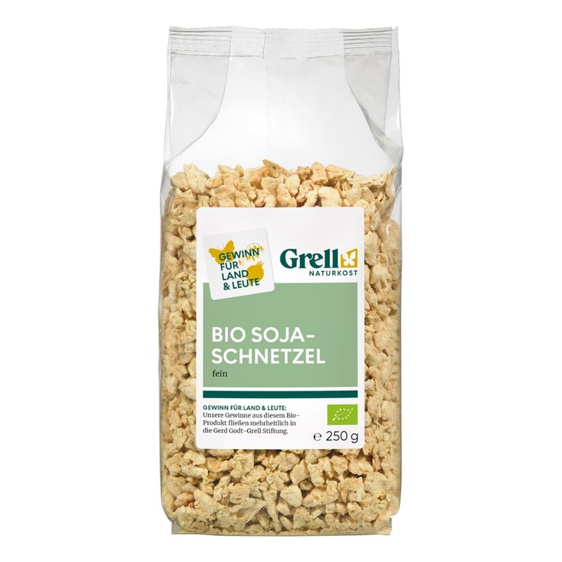Grell Naturkost Sojaschnetzel, fein - Produktbild