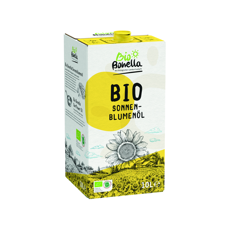Bonella Bonella Bio Sonnenblumenöl 10l BiB - Produktbild