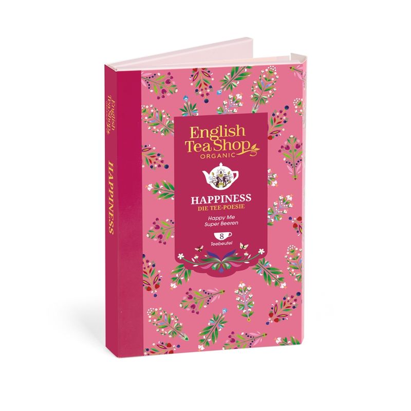 English Tea Shop ETS - Tee Geschenk Tee-Poesie "Happiness", 8 Teebeutel, BIO - Produktbild