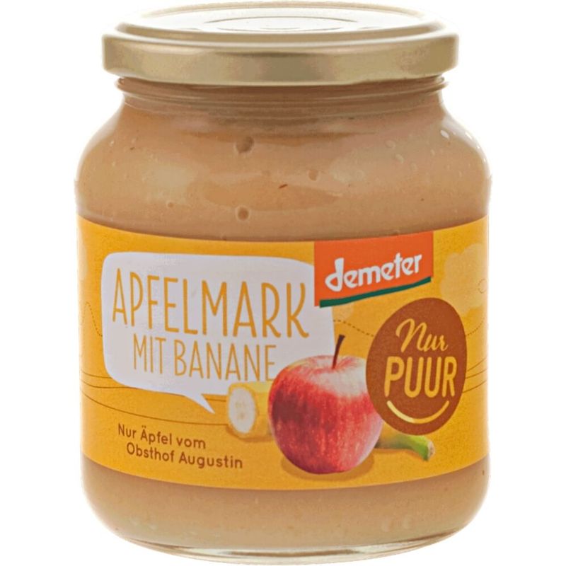 Nur Puur Apfelmark mit Banane, aus Augustin Äpfeln - Produktbild