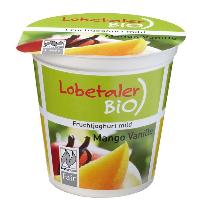Lobetaler Bio Joghurt Mango-Vanille - Produktbild
