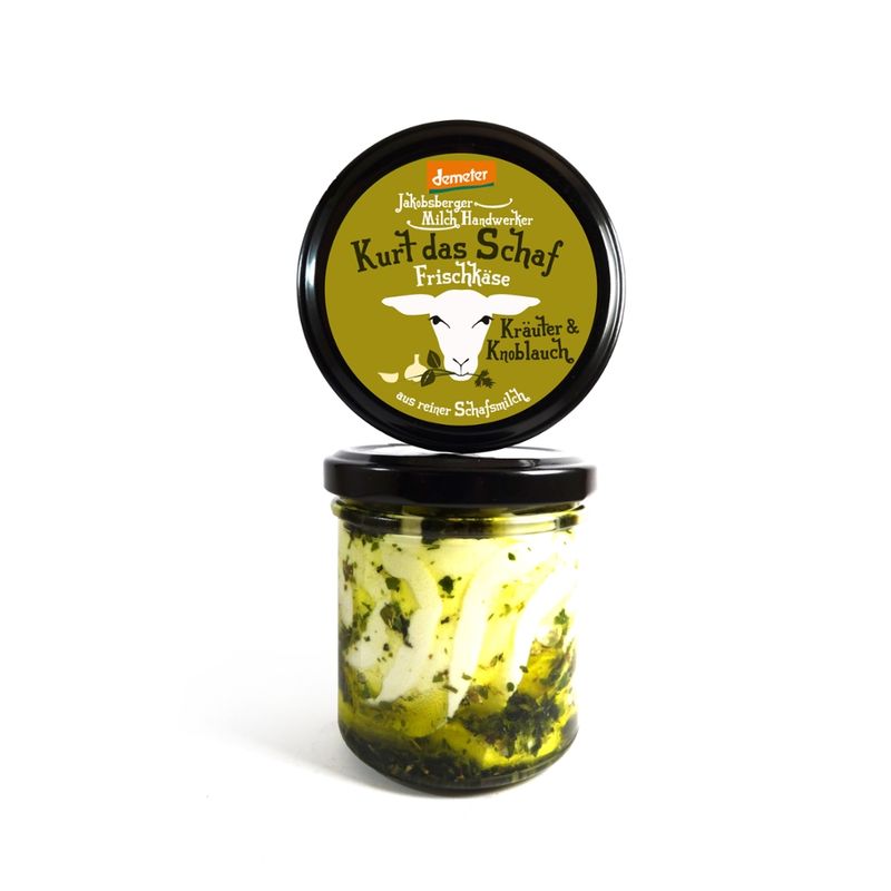 Jakobsberger MilchHandwerker Kurt das Schaf Demeter Frischkäse aus Schafmilch von waschechten Bauern - Produktbild