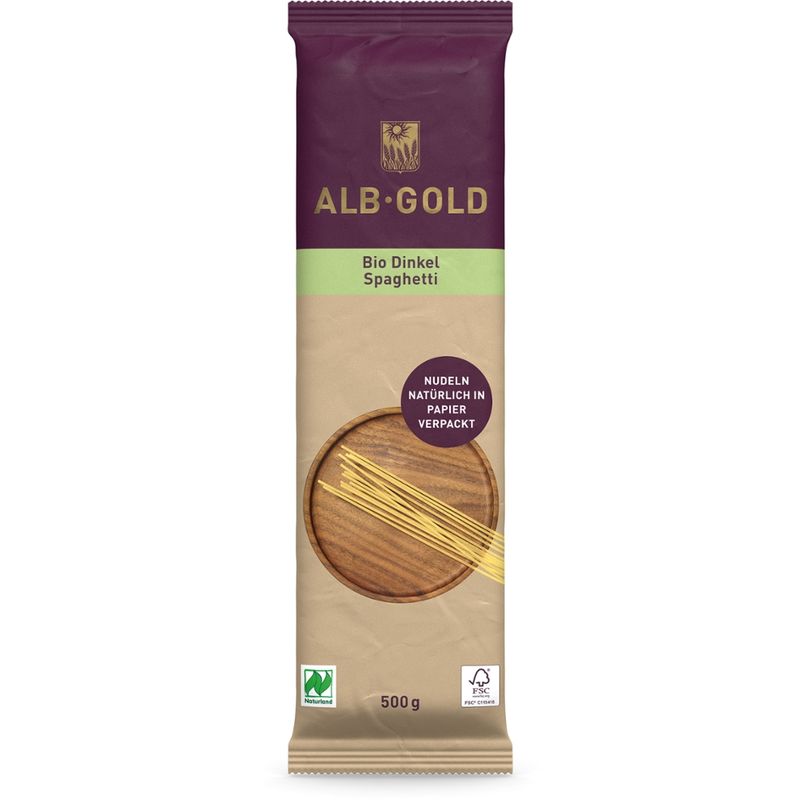 ALB-GOLD AG Bio Dinkel Spaghetti 500g - Produktbild