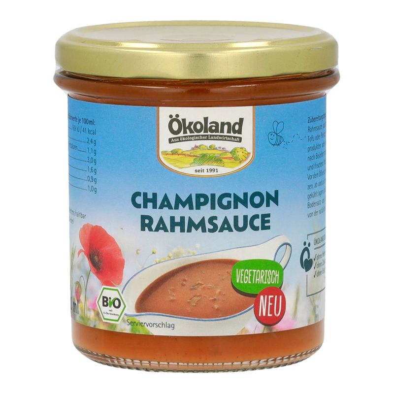 ÖKOLAND Champignon Rahmsauce - Produktbild