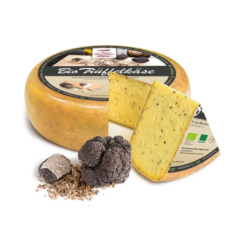 Die Käsemanufaktur Allgäu  Bio Trüffelkäse 50% Fett i. Tr. - Produktbild