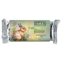Osterschokolade ( BIO-Milch Schokolade gefüllt mit Toffee-Ganache 70g) (Alkoholf - Produktbild