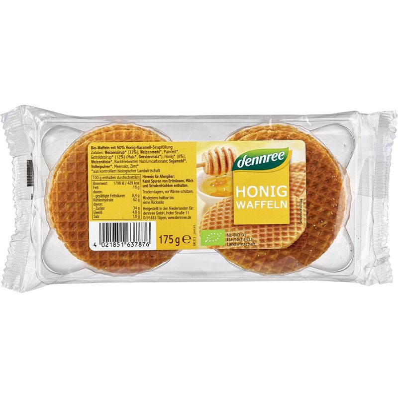 dennree Honigwaffeln - Produktbild