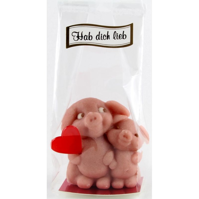 Funsch Marzipan BIO herziges Schweinepaar - Produktbild