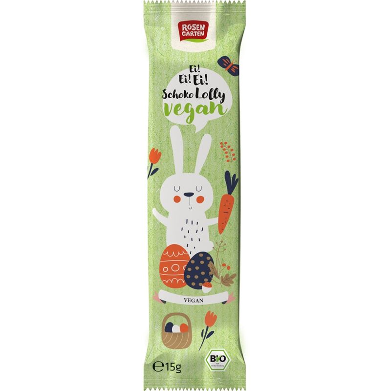 Rosengarten Veganer Schoko-Lolly Hase - Produktbild