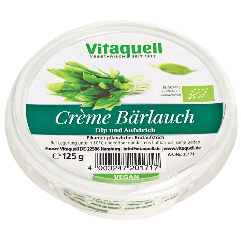 Vitaquell Crème Bärlauch Bio - Produktbild