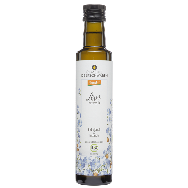 Ölmühle Oberschwaben Ölmühle Oberschwaben Demeter Leinöl nativ - Produktbild