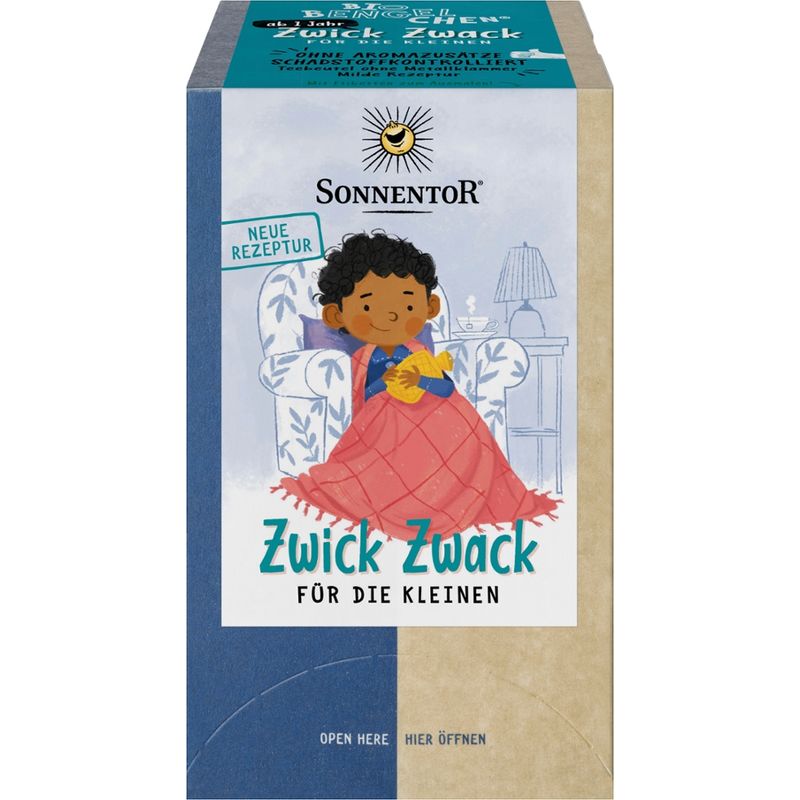 Sonnentor Zwick Zwack für die Kleinen Tee Bio-Bengelchen®, Doppelkammerbeutel - Produktbild