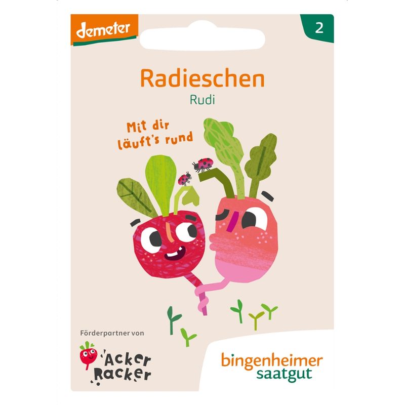 Bingenheimer Saatgut AckerRacker: Rudi - Radies (Saatgut) - Produktbild