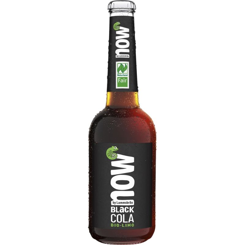 now now Bio Limo Black Cola 0,33l - Produktbild