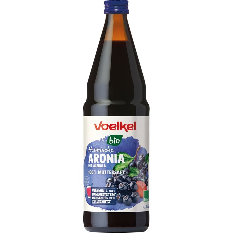 Voelkel Heimische Aronia mit Acerola 100% Muttersaft - Produktbild