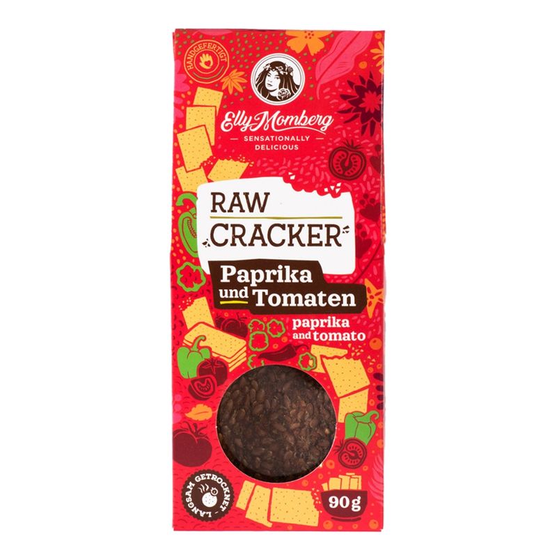 Elly Momberg Elly Momberg - Rohkost-Cracker - Paprika & Tomate - Produktbild