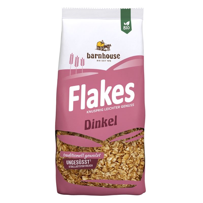 Barnhouse  Barnhouse Dinkel Flakes 200g - Produktbild