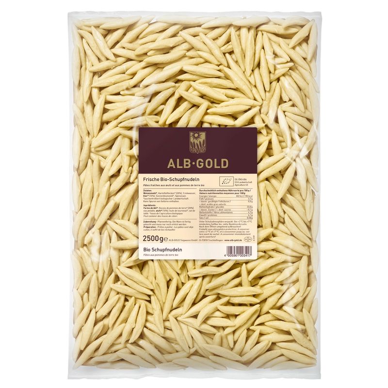 ALB-GOLD AG Bio Schupfnudeln (frisch) 4 x 2,5 kg - Produktbild