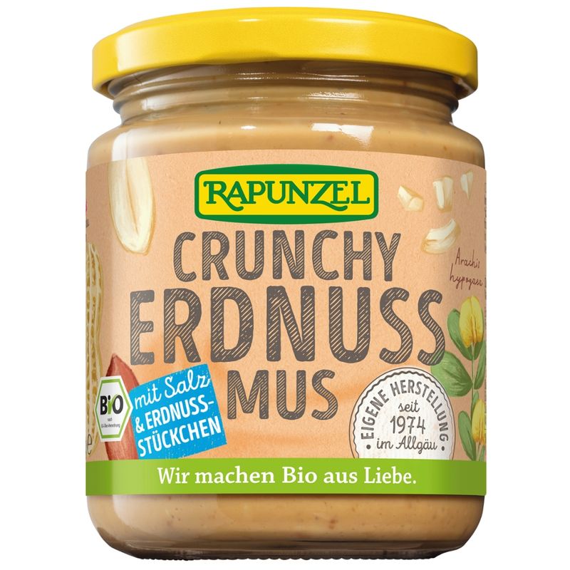 Rapunzel Erdnussmus Crunchy mit Salz - Produktbild