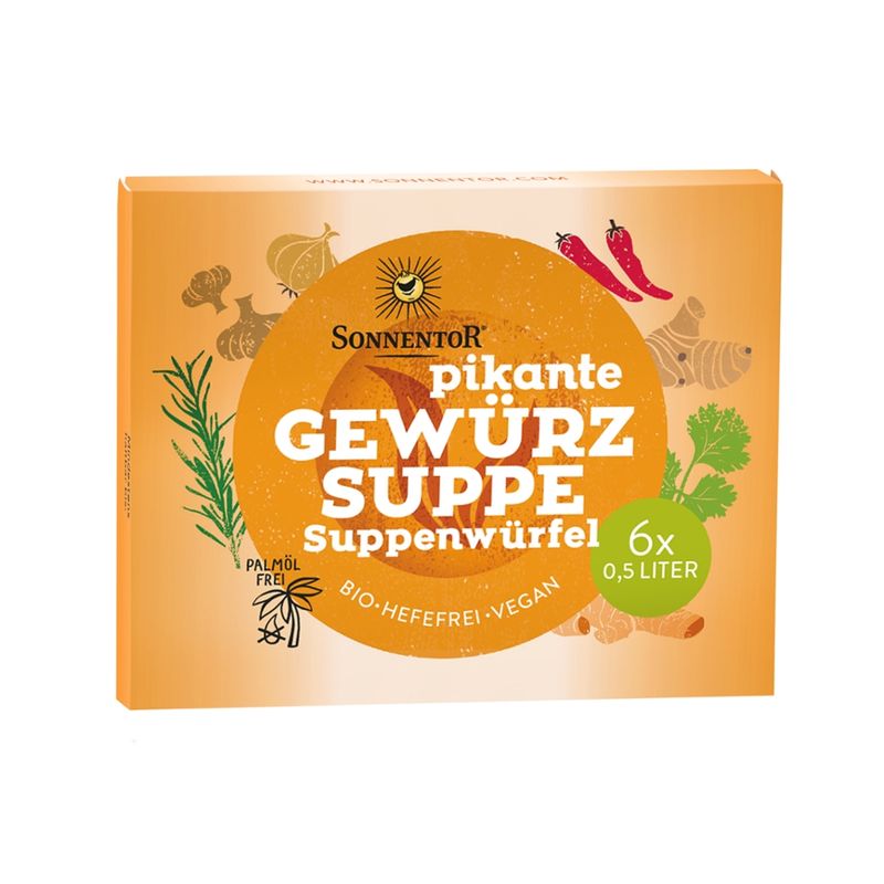 Sonnentor Gewürz Suppenwürfel pikant - Produktbild