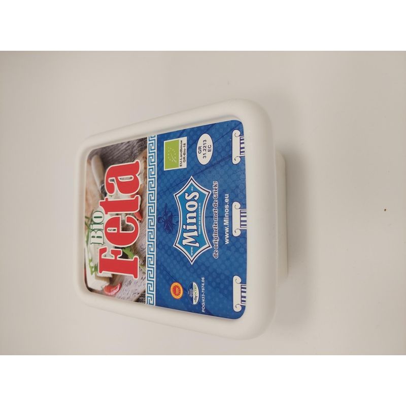 Minos Minos Biologische Feta 300 grams bakje in vocht - Produktbild