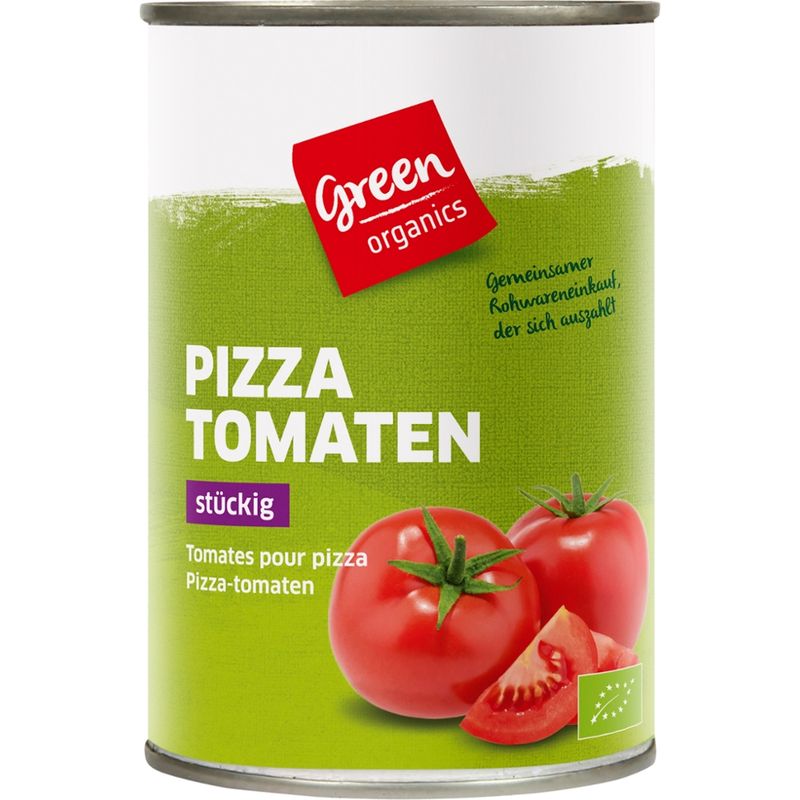 greenorganics Pizza Tomaten stückig - Produktbild