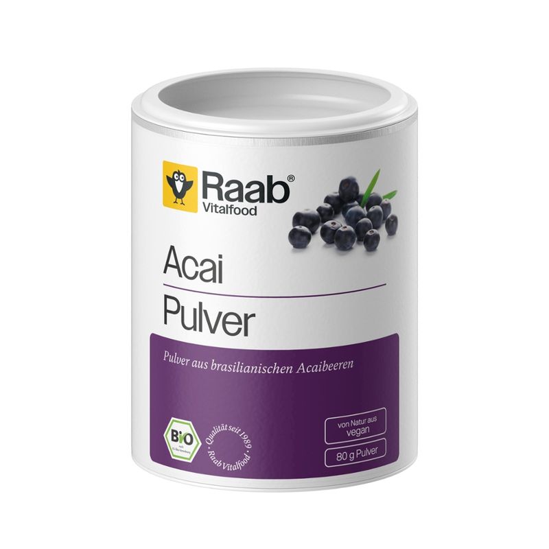 Raab Vitalfood BIO Acai Pulver - Produktbild