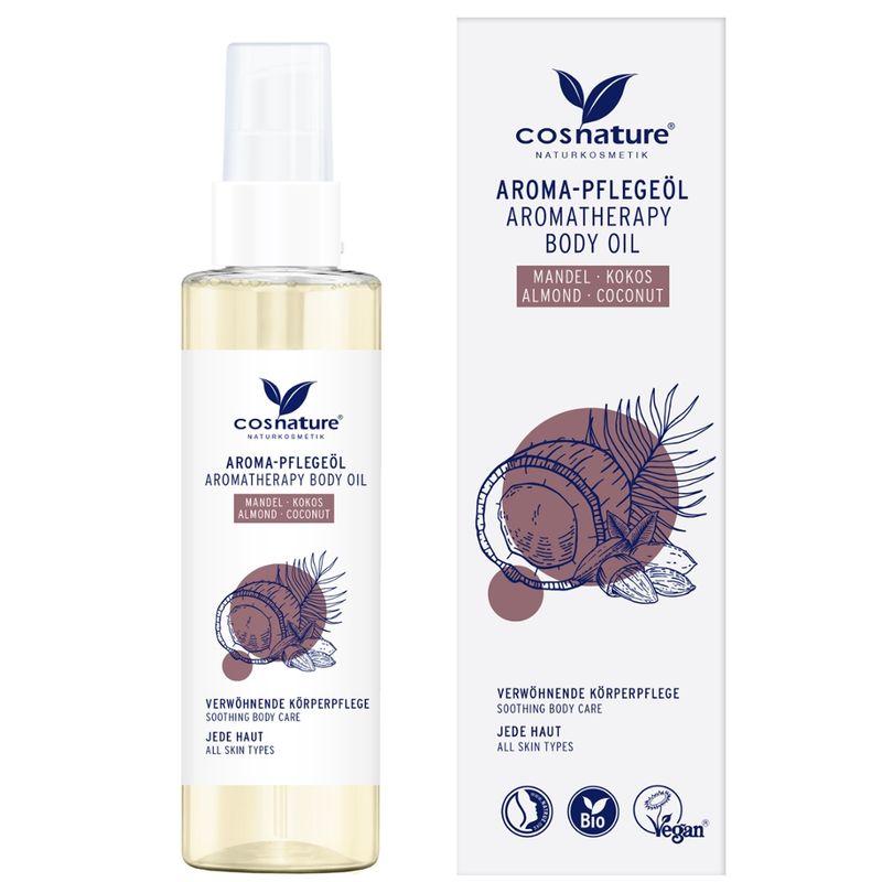 Cosnature  Aroma-Pflegeöl Mandel & Kokos 100 ml - Produktbild