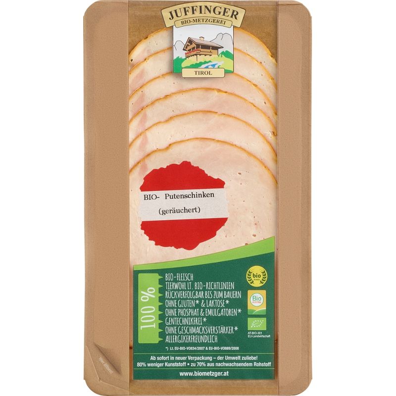 Juffinger Bio-Metzgerei BIO-Putenschinken (geräuchert) - Produktbild