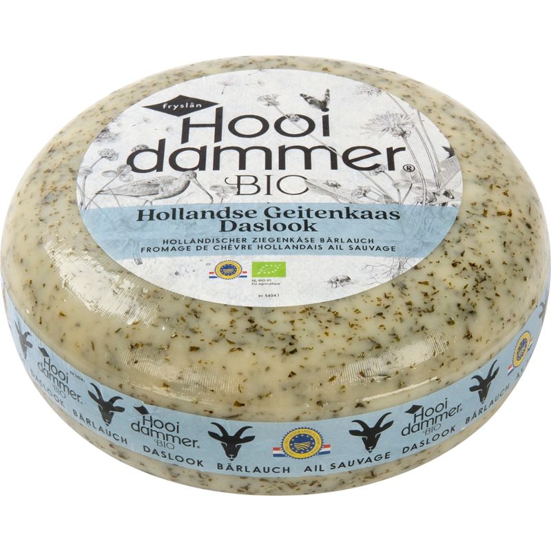 Hooidammer Hooidammer Holländischer Bio Ziegenschnittkäse Bärlauch 4/5kg mindestens 50% Fett i. Tr. - Produktbild