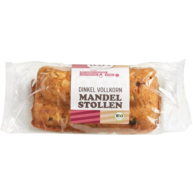 Naturkornmühle Werz Mandelstollen, Dinkel Vollkorn - Produktbild