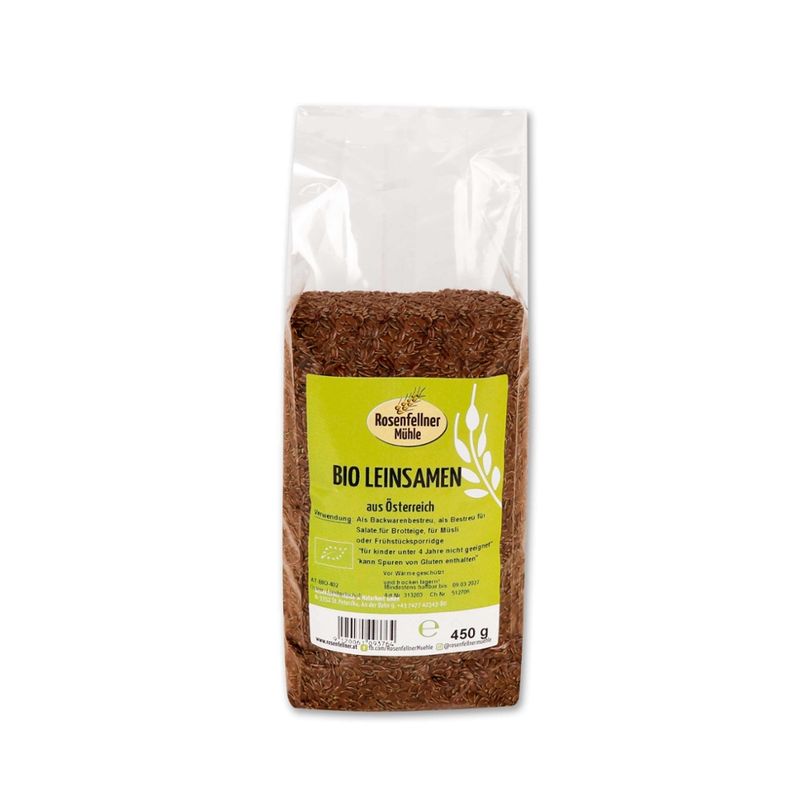 Rosenfellner Mühle & Naturkost Bio Leinsamen 450g AT - Produktbild
