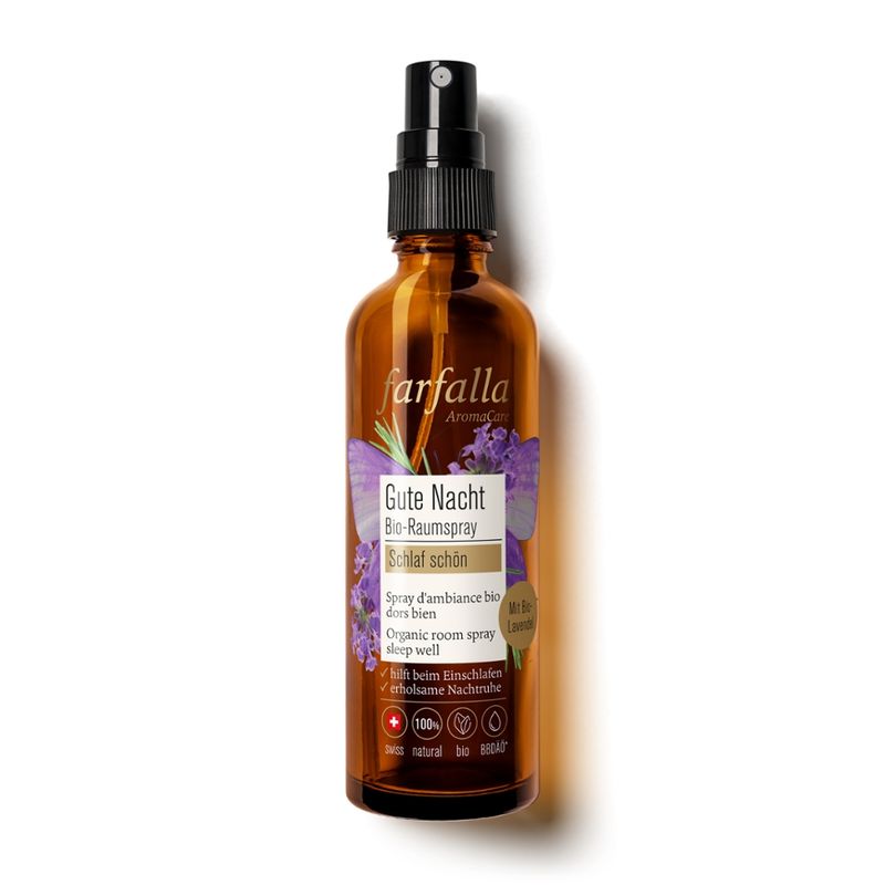 farfalla schlaf schön, Lavendel, Gute Nacht Bio-Raumspray, 75ml - Produktbild