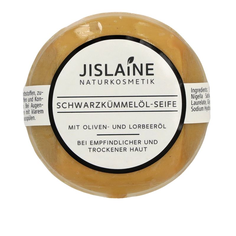 Jislaine Naturkosmetik Schwarzkümmelöl-Seife, 100g - Produktbild