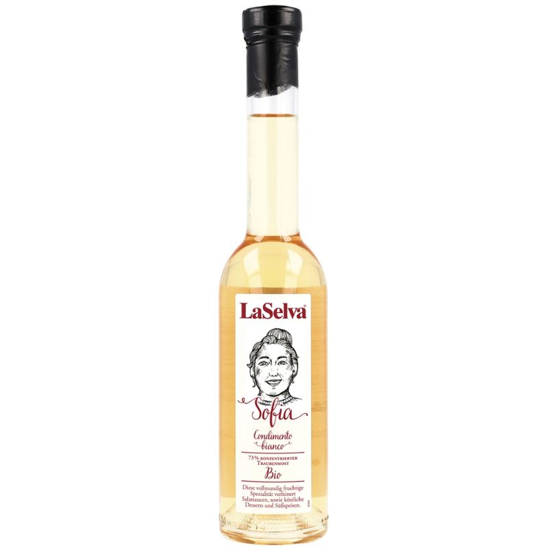 LaSelva Sofia Condimento Bianco - Würze aus Traubenmost und Weißweinessig - Produktbild