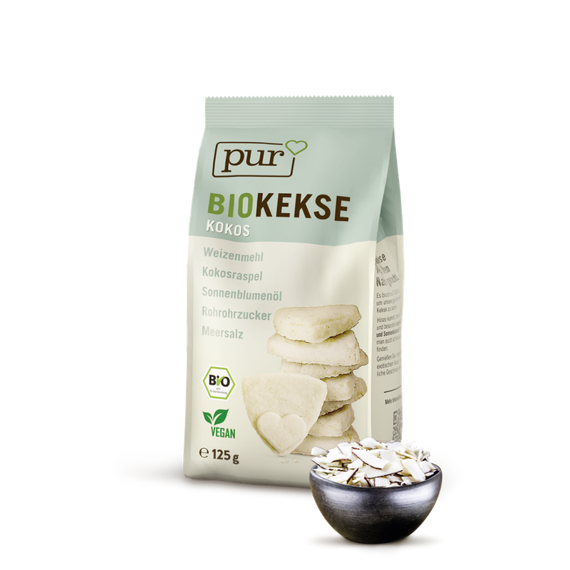PUR pur Bio Kokoskeks 125g - Produktbild