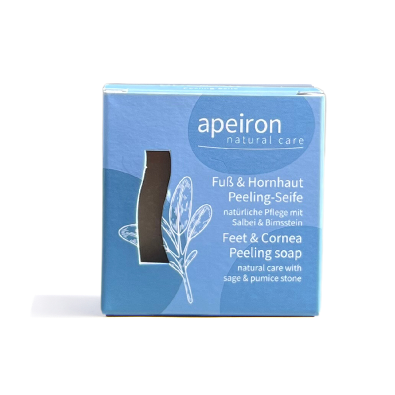 Apeiron Apeiron Fuß & Hornhaut Peeling-Seife 100g - Produktbild