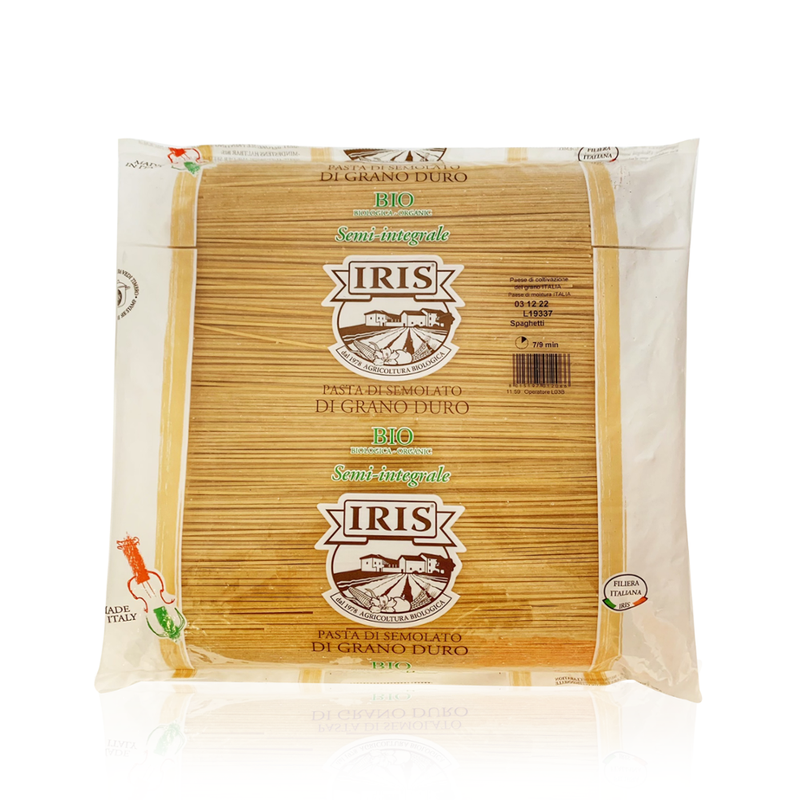 IRIS  Spaghetti aus Bio Halbvollkornhartweizengrieß 5 Kg. - Produktbild
