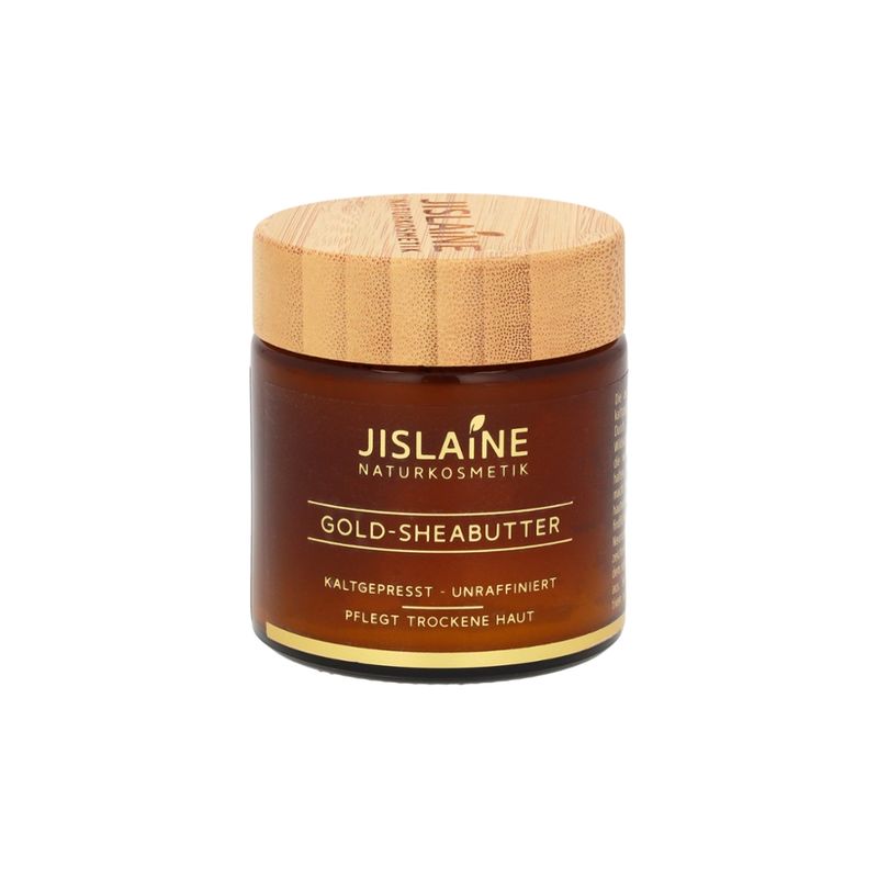 Jislaine Naturkosmetik Gold-Sheabutter - kaltgepresst und unraffiniert - Produktbild