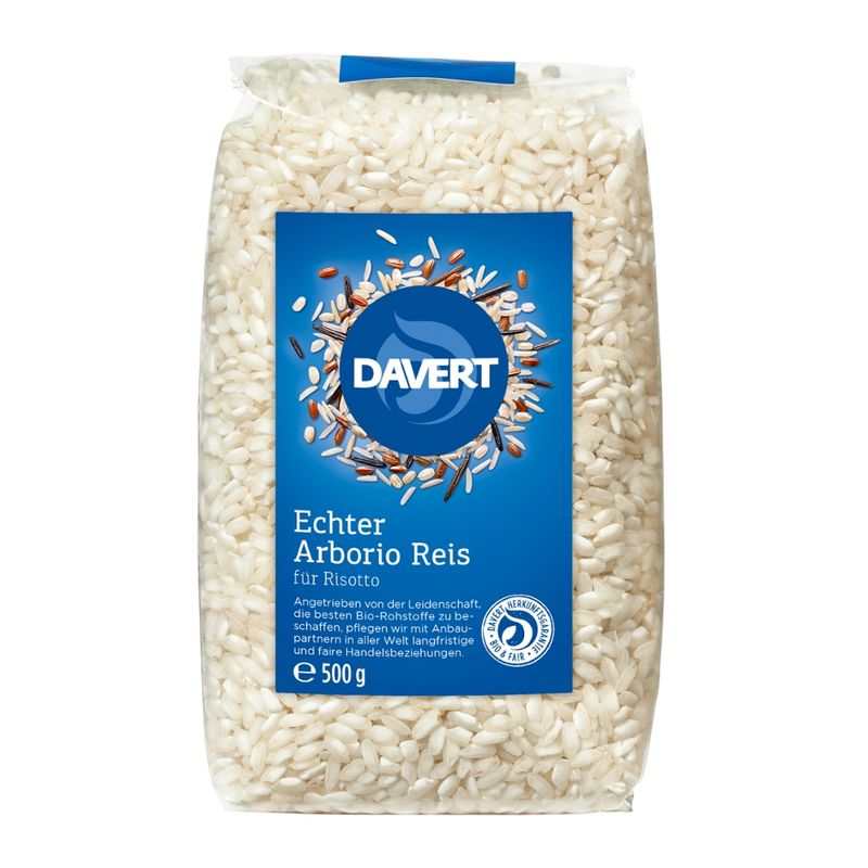 Davert Echter Arborio Reis weiß 500g - Produktbild