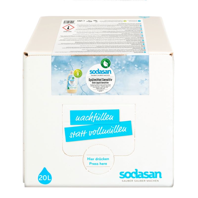 sodasan Dish Liquid Sensitive 20l BiB - Produktbild